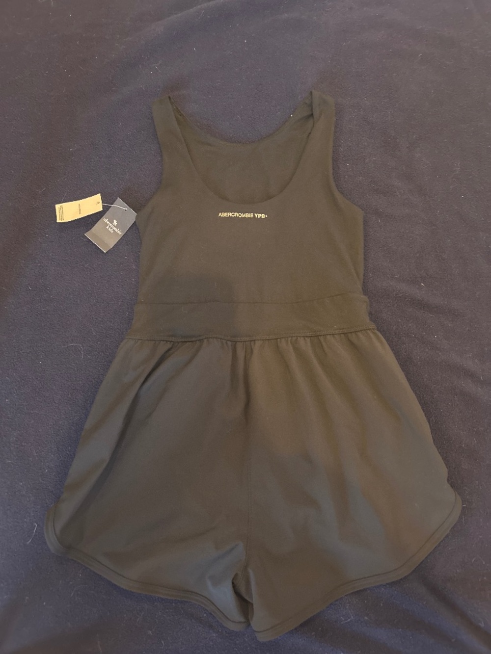 Abercrombie kids black romper